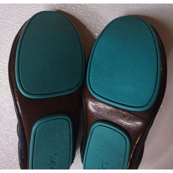 Tieks By Gavrieli Matte Black Leather Ballet Flats Size 8 - Picture 9 of 13